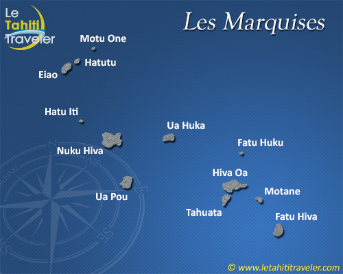 iles marquises cartes